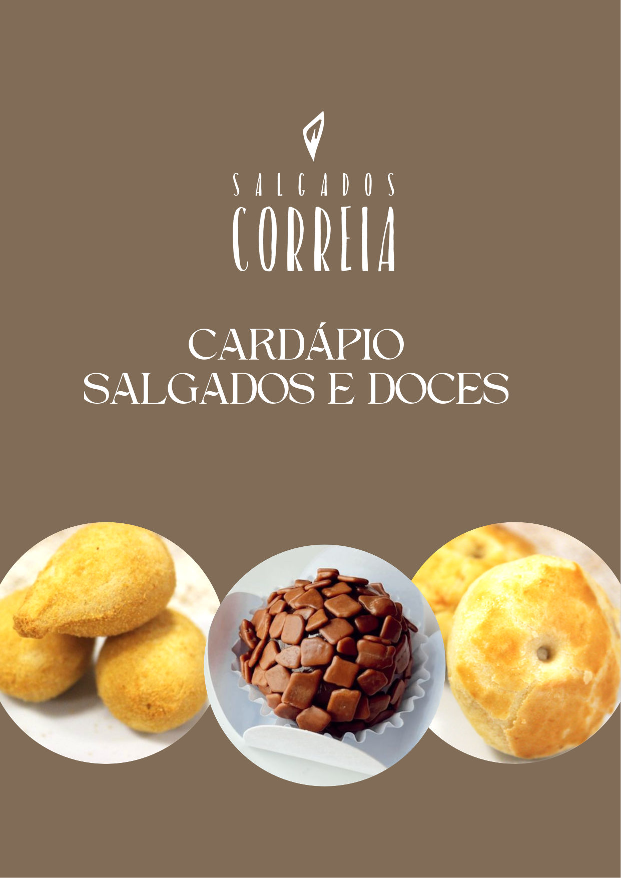 Página 1 do Cardápio 2026: Capa